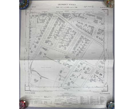 ORDNANCE SURVEY MAPS, North Wales, 1950's/60's, approx. 50 map rollsProvenance: private collection DenbighshireComments: unfr