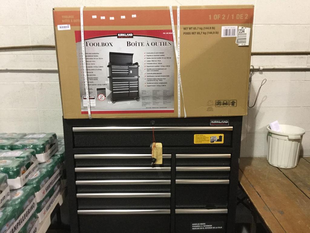 Kirkland Tool storage Box with Wheels