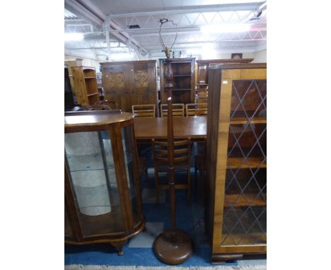 An Edwardian Mahogany Standard Lamp
