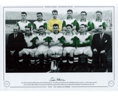 Sean Fallon Celtic 16x12 inch Signed Colourised, Autographed Editions, Limited Edition photo. Photo shows Celtic players who 