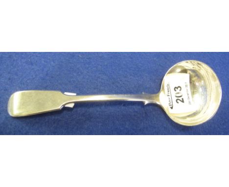 Silver fiddle pattern ladle, London hallmarks, G&S Co. Ltd., 2 Troy ozs approx.(B.P. 24% incl. VAT)