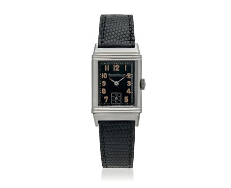 JAEGER-LECOULTRE REVERSO, 30S RARE AND WELL PRESERVED, ONE OF THE FIRST MODELS OF THE REVERSO PRESENTED IN 1931 Case: signed,