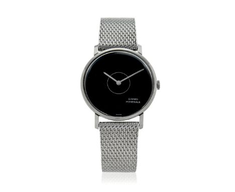 GIRARD-PERREGAUX, 60S Case: signed, n. 9614KA in stainless steel, snap on caseback. Bracelet/Strap: signed, in stainless stee
