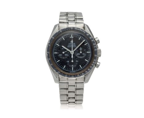 OMEGA SPEEDMASTER REF. 105.012-65, 60S Case: signed, in stainless steel, screwed caseback with engraved hippocampus logo, bez