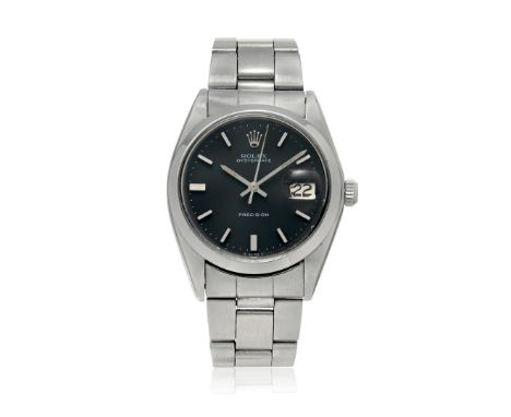 ROLEX OYSTERDATE REF. 6694, 70S Case: signed, n. 3168961, stainless steel, screwed caseback stamped 6694 and III.72. Bracelet