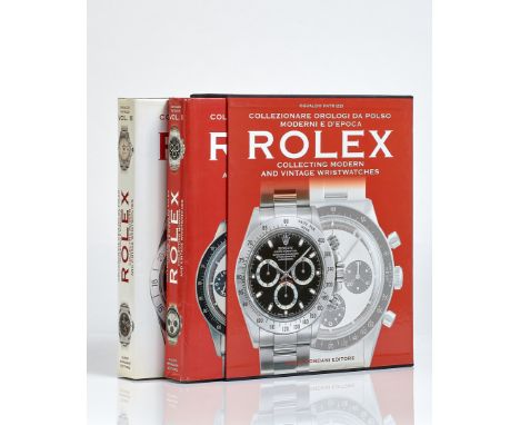 BOOK “COLLECTING MODERN AND VINTAGE WRISTWATCHES ROLEX” in two volumes by Osvaldo Patrizzi, Guido Mondani Editore, published 