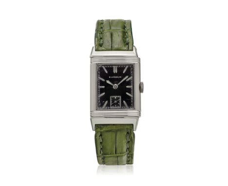 JAEGER-LECOULTRE REVERSO, RETAILED BY E. GÜBELIN, 30S ONE OF THE FIRST MODEL OF THE REVERSO LAUNCHED IN 1931 Case: signed, "p