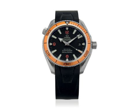 OMEGA SEAMASTER PLANET OCEAN REF. 168.1653 CO-AXIAL CHRONOMETRE, 2000S Case: signed, n. 81087121, in stainless steel, screwed