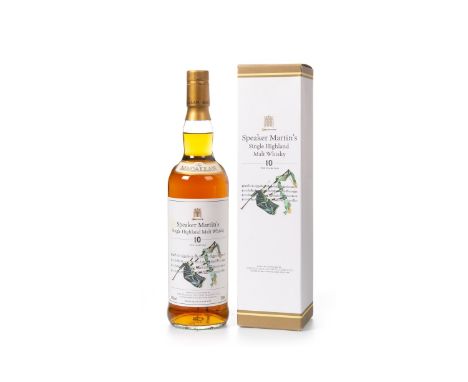 MACALLAN SPEAKER MARTIN'S 10 YEARS OLD Active. Craigellachie, Moray. 700ml, 40% volume, in carton.
