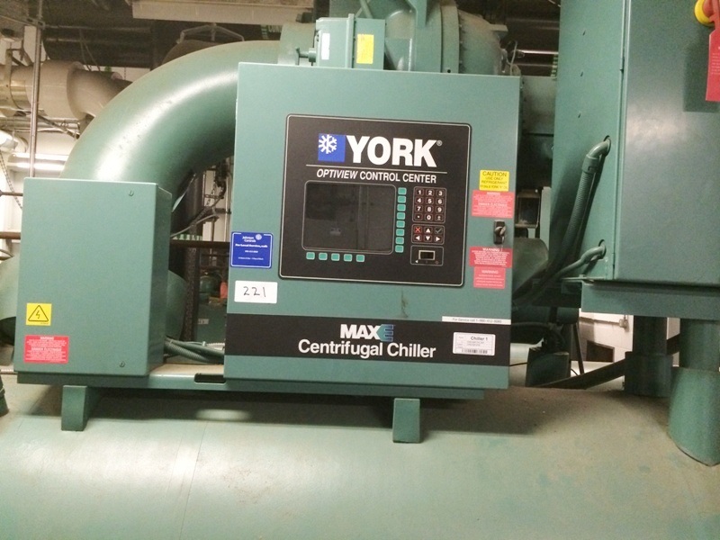 One (1) Lot York YK Centrifugal Liquid Chiller Model YKELEMP8CTF 650