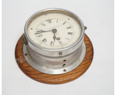 A Kevin &amp; Hughes (Marine) Ltd ship's clock by Smiths