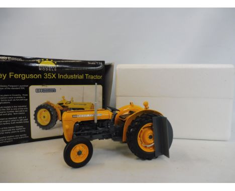 A Midsummer Models 1:16th scale Massey Ferguson industrial tractor, boxed. 