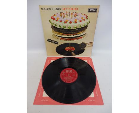 The Rolling Stones 'Let It Bleed', a mono version with original inner, sticker to the front, minus poster, vinyl and cover in