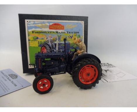 A boxed Britains home farm series Fordson E27N Major tractor.