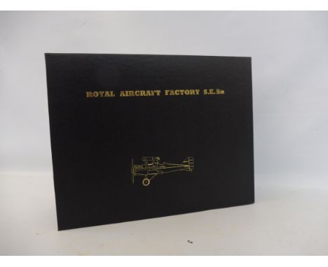 A Royal Aircraft Factory 1:32nd scale brass model made by Samstonga of Korea of a R.A.E. SE5a from WWI, a certified limited e