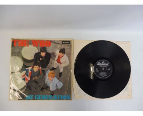 The Who 'My Generation' a mono on the Brunswick label, vinyl and cover VG+.