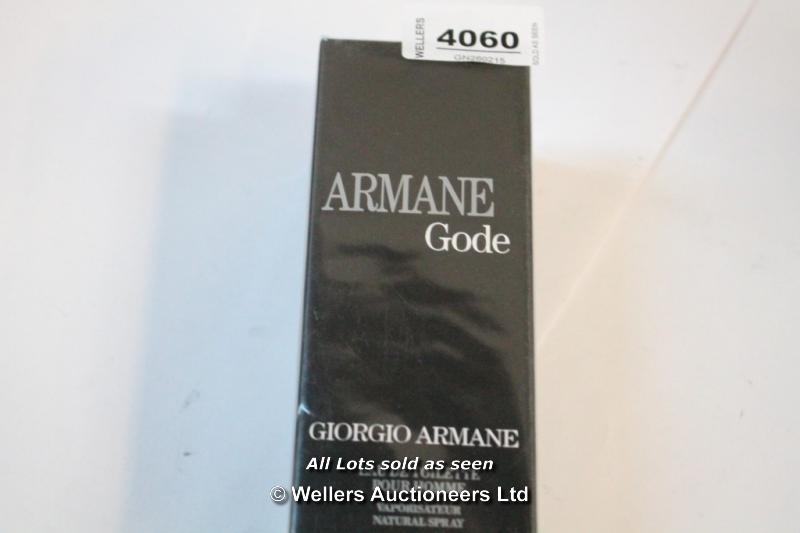 *GIORGIO ARMANI ARMANE GODE POUR HOMME EDT 75ML / GRADE: NEW / SEALED ...