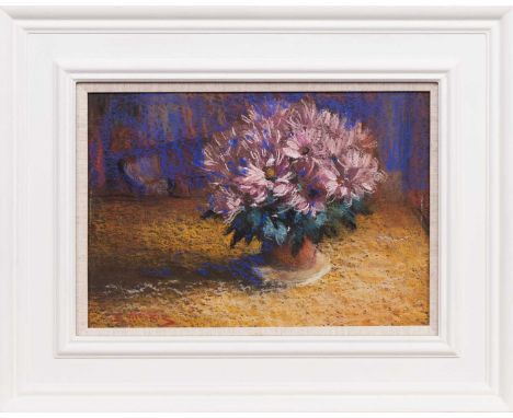 * JOHN MACKIE (SCOTTISH b. 1953), STILL LIFE pastel on paper, signedframed and under glassimage size 26cm x 36cm, overall siz