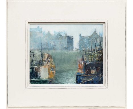 * JAMES FRASER RSW (SCOTTISH b. 1958), BRAVEHEART'S BOAT acrylic on board, signed, titled and dated '09 label versoframed and