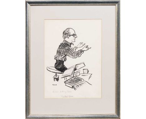 * EMILIO COIA (SCOTTISH 1911 - 1997), SCOTTISH OPERA PRODUCER ANTHONY BESCH  ink on paper, signed and titledmounted, framed a