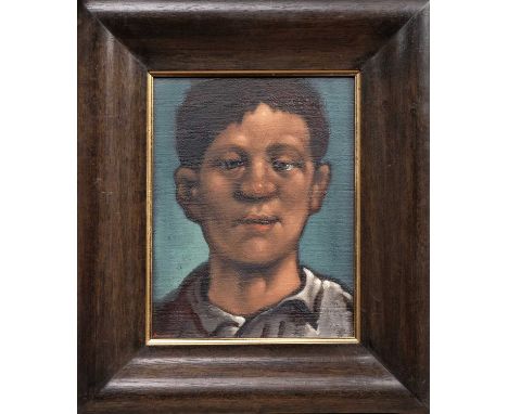* PETER HOWSON OBE (SCOTTISH b. 1958), ORPHAN I  oil on canvas, signed, titled and dated 1993-94 label versoframedimage size 