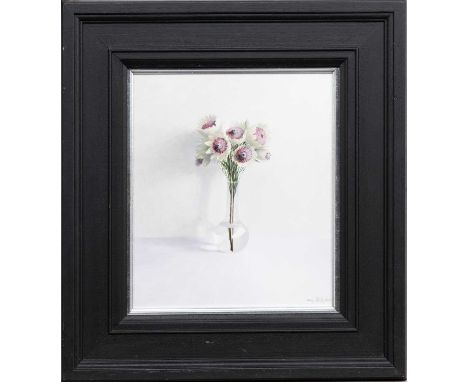 * JOSEPH O'REILLY (BRITISH b. 1957), PROTEAS  acrylic on board, signed, titled and dated 2006 label versoframed and under gla