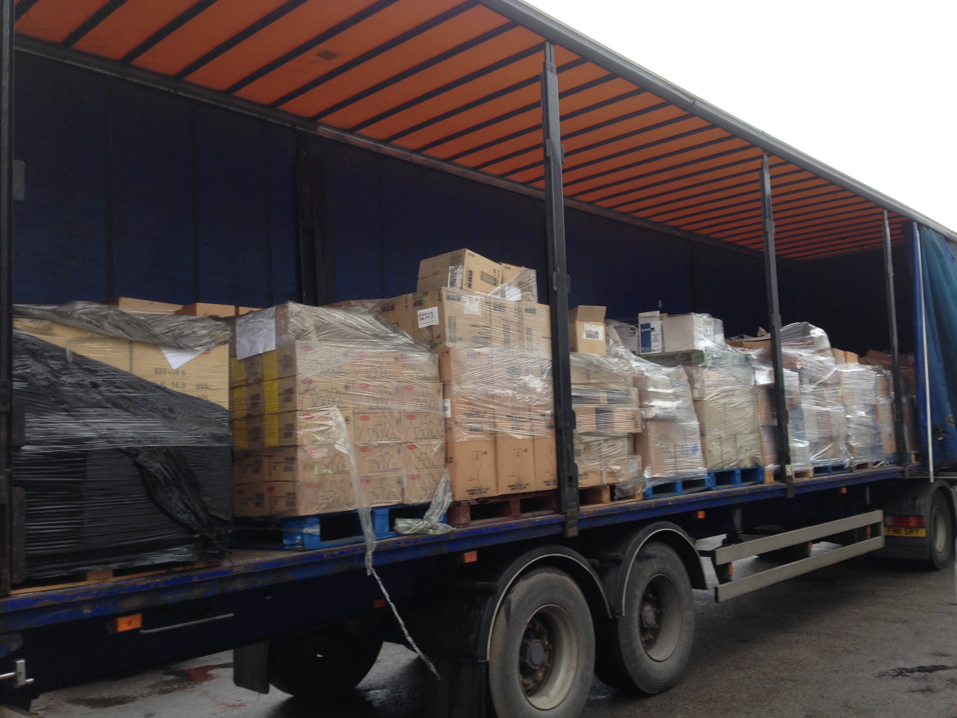 ONE FULL TRUCK LOAD OF 26 PALLETS. MIXED LOAD OF VARIOUS STOCK TO