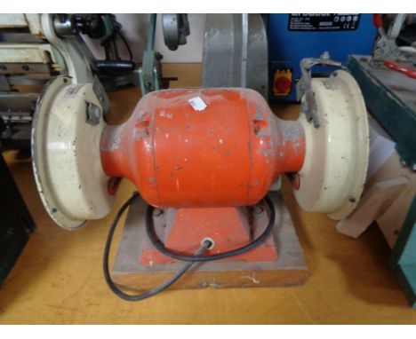 A Warco heavy duty bench grinder 