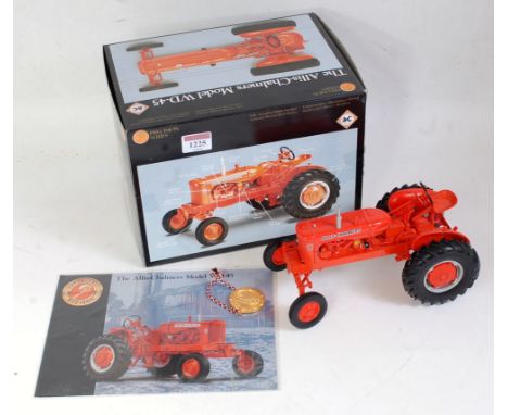 An Ertl Precision Series 1:16 scale diecast model of an Allis Chalmers model WD45 tractor, model No. 2253 in the original pol