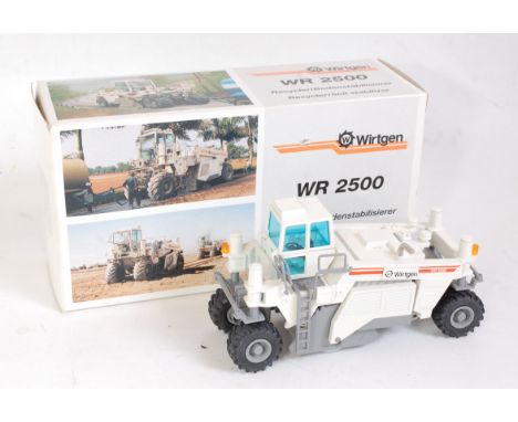 An NZG No. 446 1:50 scale model of a Wirtgen WR2500 recycler, appears as issued in the original polystyrene packed box