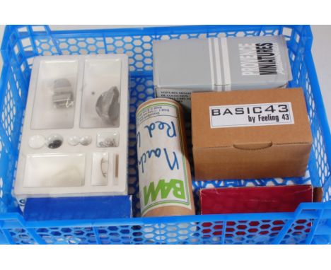 Six various 1:43 scale white metal and resin classic car kits, mixed manufacturers to include BJ Models, Provence Miniatures,