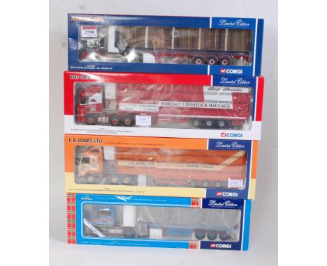 Four various boxed as issued Corgi 1:50 scale limited edition Hauliers of Renown road haulage diecasts to include reference N