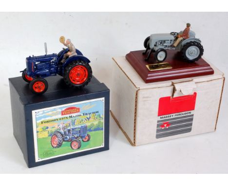 A Britains Vintage tractor release boxed diecast group to include No. 8711 Ferguson TE20 tractor, together with a Fordson E27