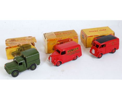 Six various boxed Dinky Toys diecasts, all boxes either repaired or with significant damage, examples to include No. 451 Dunl