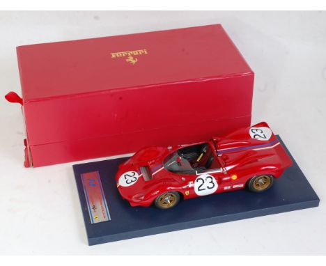 A TRL Models resin 1:18 scale model of a 1968 Ferrari 350 P4 Can-Am, limited edition example No. 6/88 released, in the origin