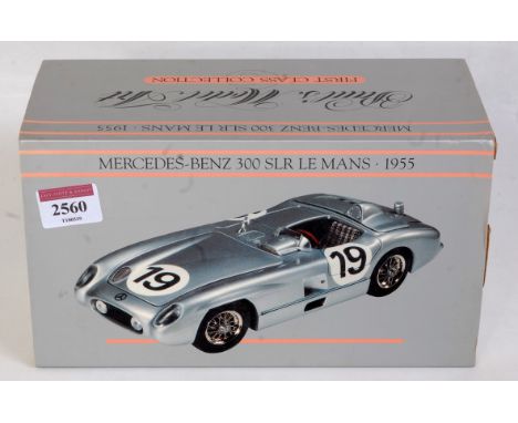 A Minichamps Pauls Models Art First Class collection 1:24 scale limited edition model of a Mercedes Benz 300 SLR Le Mans 1955