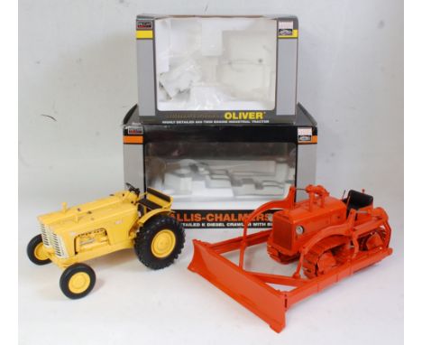 A Speccast 1:16 scale boxed construction and tractor group to include a limited edition Oliver 880 twin engined industrial tr