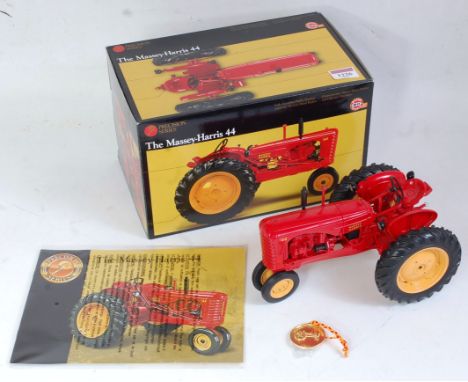 An Ertl Precision Series 1:16 scale model of a Massey Harris 44 tractor, model No. 13082, appears as issued in the original p