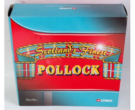 A Corgi Toys No. CC99130 Scotland's Finest Pollock Ltd boxed limited edition gift set, comprising of three various tractor un