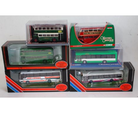 11 various boxed mixed scale public transport diecast to include EFE and Corgi Original Omnibus, examples to include a First 