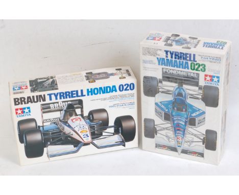 TAMIYA 1.20 scale Formula 1 plastic kits, 2029 1991 ‘Braun’ Tyrrell Honda 020 V10 #3 S.Nakajima, 2042 1995 Tyrrell Yamaha 023