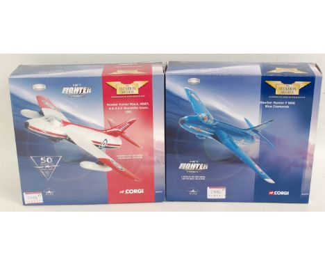 A Corgi Aviation Archive mixed scale boxed aircraft group to include an AA37002 Vickers VC10 British Airways 1977, an AA32703