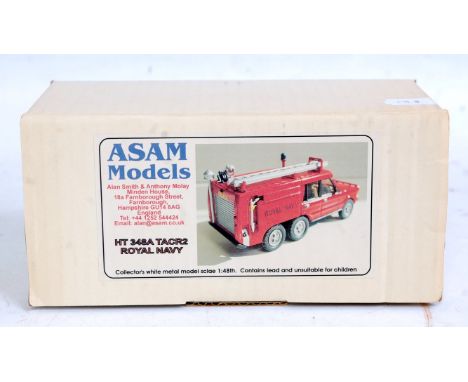 ASAM Models, 1:48th scale white metal and resin kit for a HT 348A TACR2 Royal Navy Recovery Unit, as issued kit in the origin