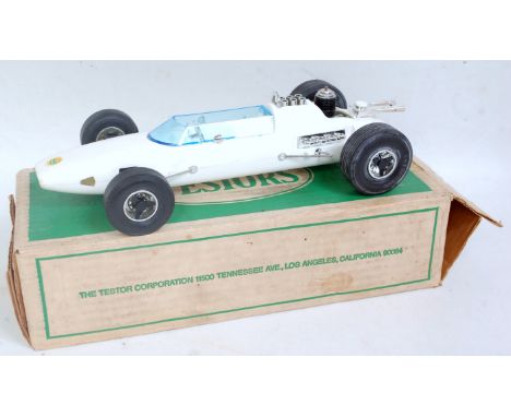 TESTORS (USA) 1.12 scale Gas/Fuel Powered, plastic, 221-50 1963 Lotus Ford 29 Indy ‘Sprite’ Special #22 in White with Chrome 