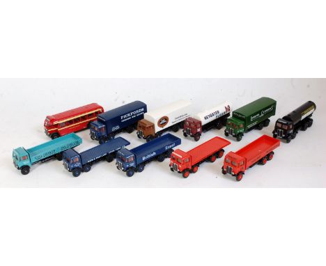 Four boxes containing a large quantity of mixed scale public transport and commercial vehicles to include EFE, Corgi Classics