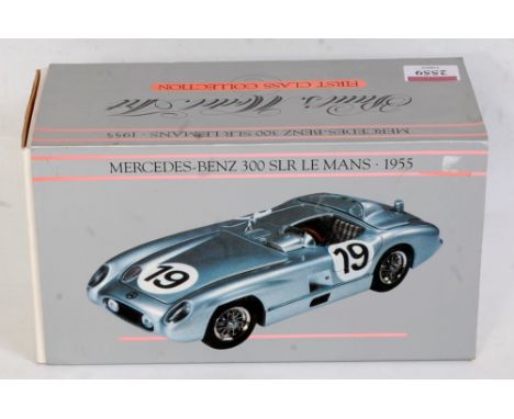 A Minichamps Pauls Models Art First Class collection 1:24 scale limited edition model of a Mercedes Benz 300 SLR Le Mans 1955