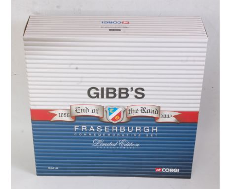 A Corgi Toys No. CC99125 Gibbs of Fraserburgh commemorative 1:50 scale gift set titled 'End of the Road', appears as issued i