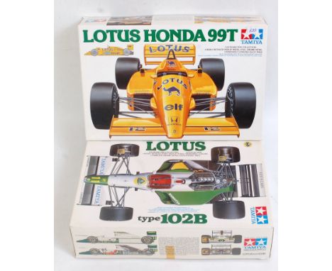 TAMIYA 1.20 scale Formula 1 plastic kits, 2020 1987 Lotus Honda 99T #12 A.Senna (Rare 1 st issue inc ‘Camel’ transfers), 2030