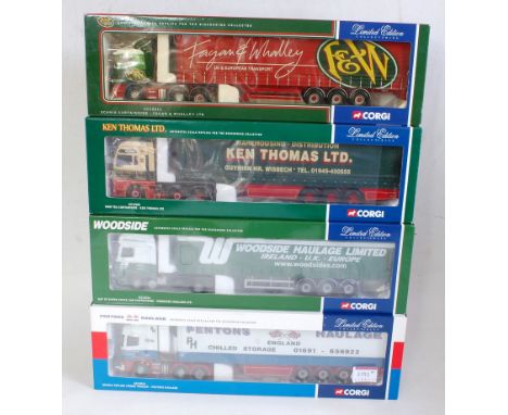 A Corgi Toys Hauliers of Renown and limited edition 1:50 scale road haulage boxed diecast group, four examples to include CC1