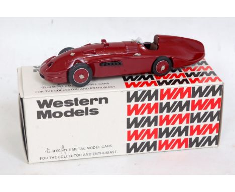 A Western Models 1/43 scale hand built white metal land speed record car, the 1936 Speed of the Wind, Model No. WMS 47